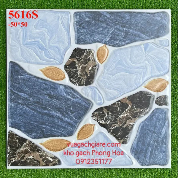 Gạch Men Lát Sân 50x50 sỏi đá 5616S