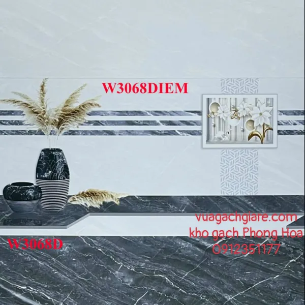 Gạch Men Ốp Tường 30x60 vân đá W3068N