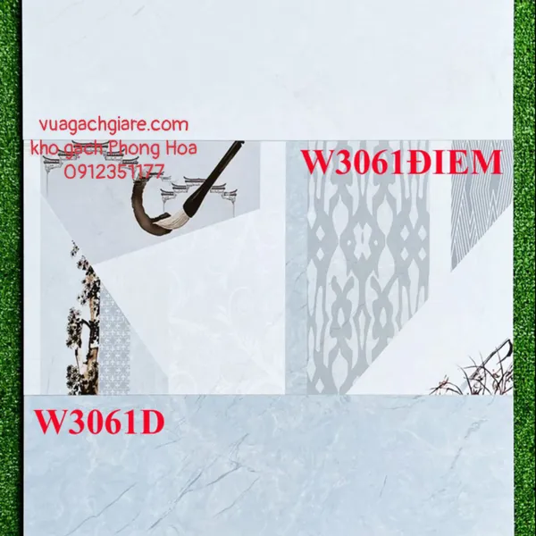 Gạch Men Ốp Tường 30x60 xám vân đá W3061N