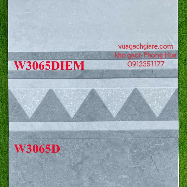 Gạch Men Ốp Tường 30x60 xám vân đá W3065N