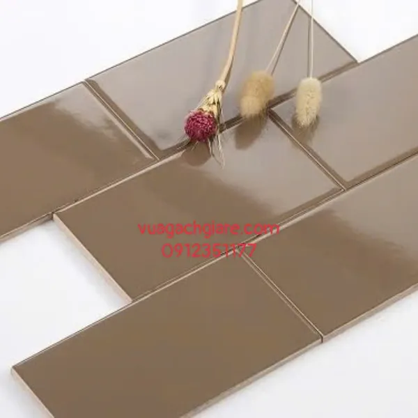 Gạch Thẻ 7.5x15 Ốp Lát Trang Trí Giá Rẻ màu nâu