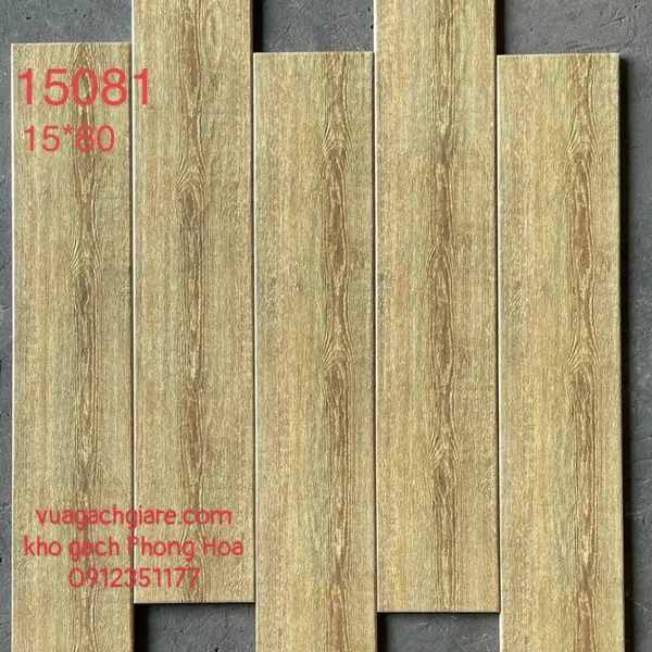 Gạch Vân Gỗ 15x80 màu nâu 20054 - 15081