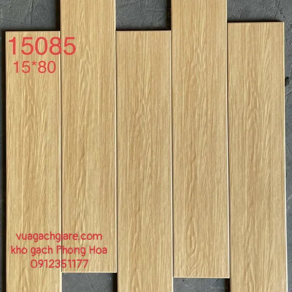 Gạch Vân Gỗ 15x80 màu nâu 20058 - 15085