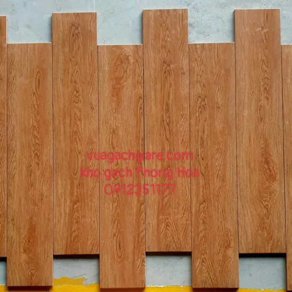 Gạch Vân Gỗ 15x80 Prime nâu vàng 20051