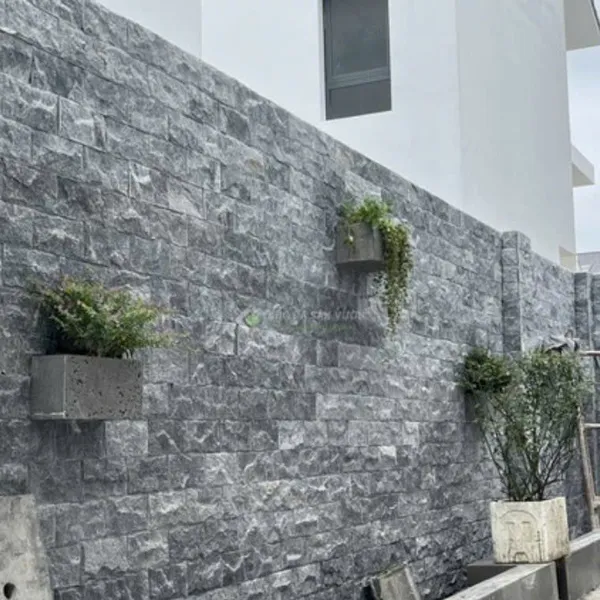 Đá Tự Nhiên 10x20 Ốp Lát Giá Rẻ đá bốc đen