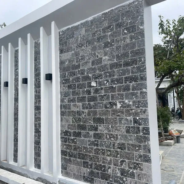 Đá Tự Nhiên 10x20 Ốp Lát Giá Rẻ mài bóng da báo