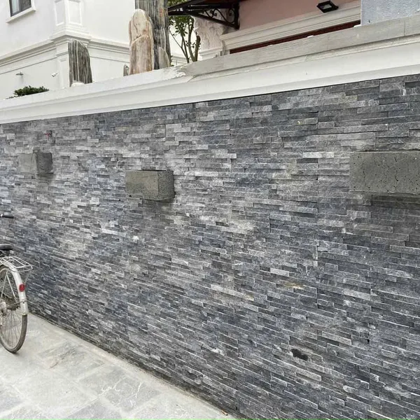 Đá Tự Nhiên 10x50 Ốp Lát Giá Rẻ Đá Ghép màu đen