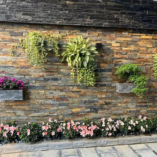 Đá Tự Nhiên 10x50 Ốp Lát Giá Rẻ Đá Ghép vàng đất