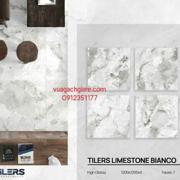 Gạch Đá 120x120 Ốp Lát Ấn Độ vân đá xám