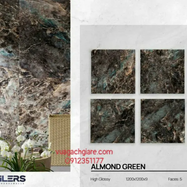 Gạch Đá 120x120 Ốp Lát Ấn Độ vân đá