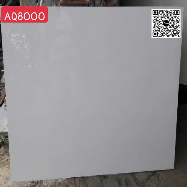 Gạch Đá 80x80 Ốp Lát Giá Rẻ trắng trơn AQ8000