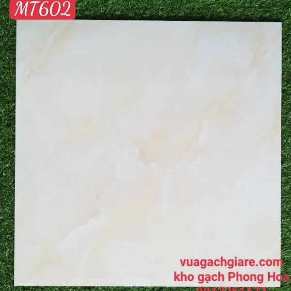 Gạch Đá Lát Nền 60x60 vân kem vàng MT602