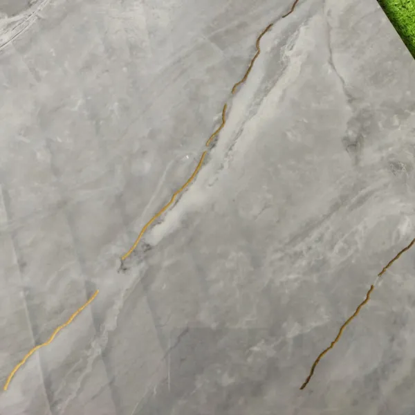 Gạch Đá Lát Nền 80x80 Trung Quốc khắc kim xám ghi nhũ vàng 8120