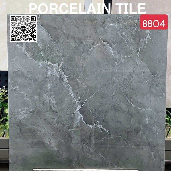 Gạch Đá 80x80 Ốp Lát Giá Rẻ xám vân trắng PP8804
