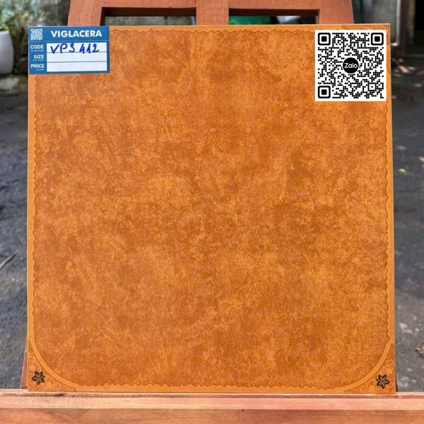 Gạch Đá Mờ 40x40 Ốp Lát Viglacera Giả Cổ màu cam VPS412