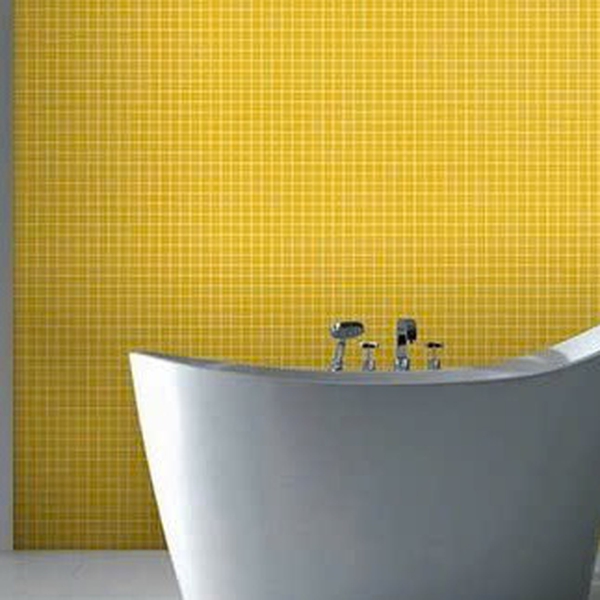 Gạch Mosaic 30x30 Ốp Dán Trang Trí màu vàng 9715M