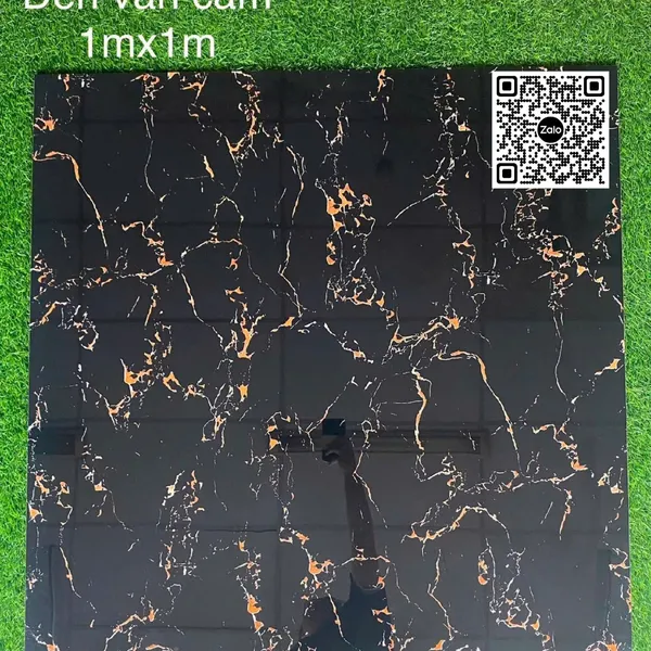 Gạch Đá 100x100 Ốp Lát Trung Quốc đen cam