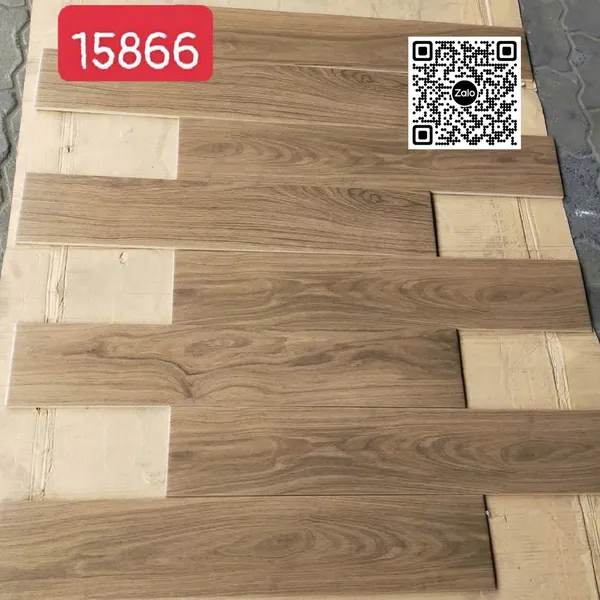 Gạch Đá Mờ Vân Gỗ - Gạch Giả Gỗ 15x80 Ốp Lát màu nâu 15866