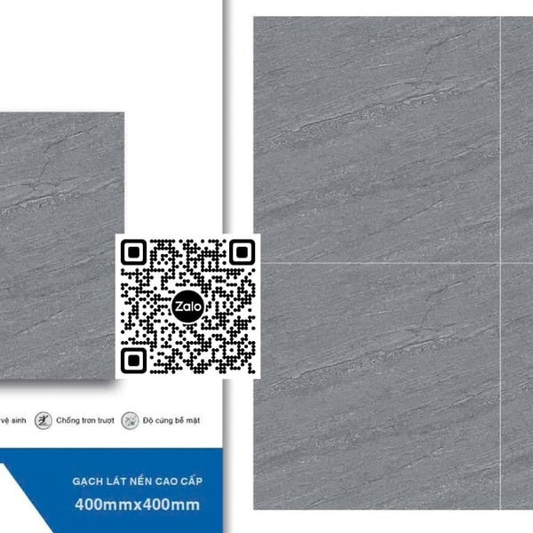 Gạch Đá Mờ 40x40 Ốp Lát xám vân đá DLP4411