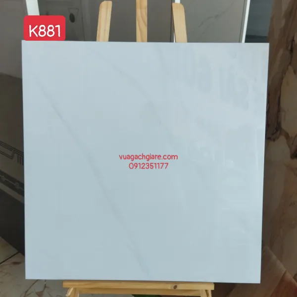 Gạch Đá 80x80 Ốp Lát Giá Rẻ PANCERA trắng vân khói K881