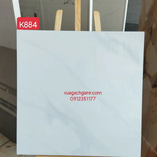 Gạch Đá 80x80 Ốp Lát Giá Rẻ PANCERA trắng vân khói K884