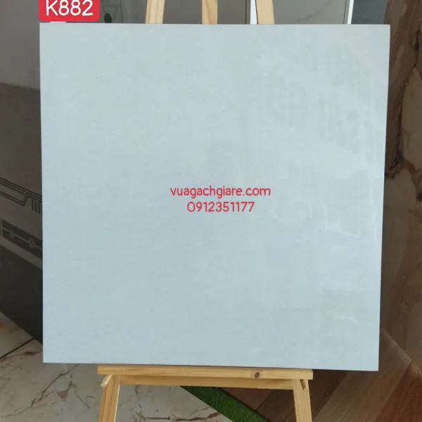 Gạch Đá 80x80 Ốp Lát Giá Rẻ PANCERA trắng vân mây K882