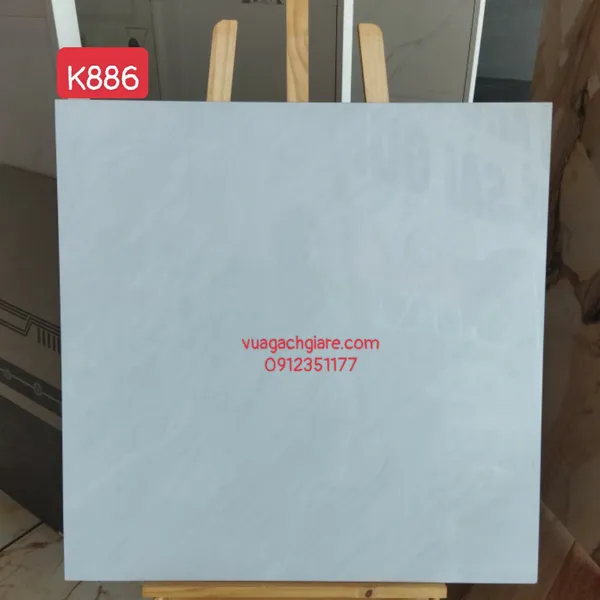 Gạch Đá 80x80 Ốp Lát Giá Rẻ PANCERA trắng vân mây K886