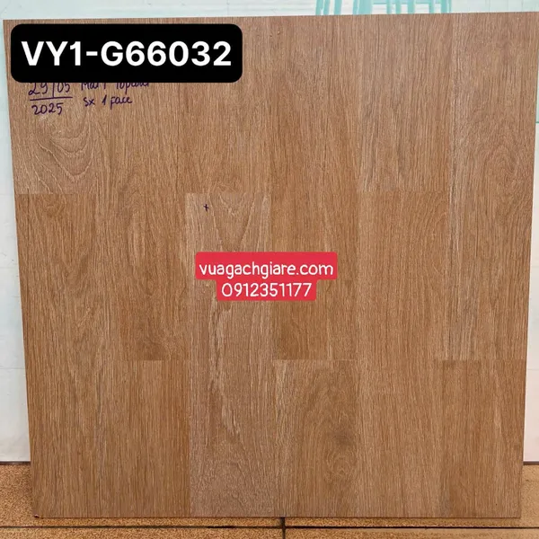 Gạch Đá Mờ 60x60 Ốp Lát Việt Ý Giá Rẻ vân gỗ VY1 - G66032