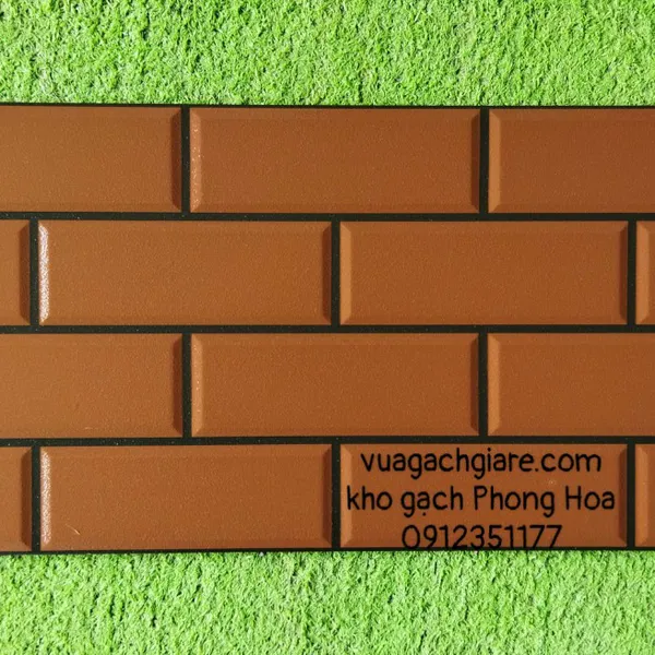 Gạch Men Ốp Tường Trang Trí 25x50 đỏ vàng nâu K2552 - K2555 - K2551