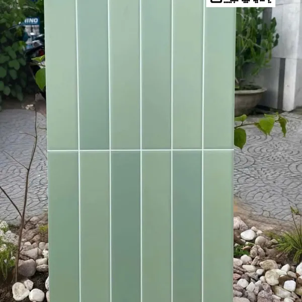 Gạch Men 30x60 Ốp Tường Trang Trí giả thẻ màu xanh N12X06