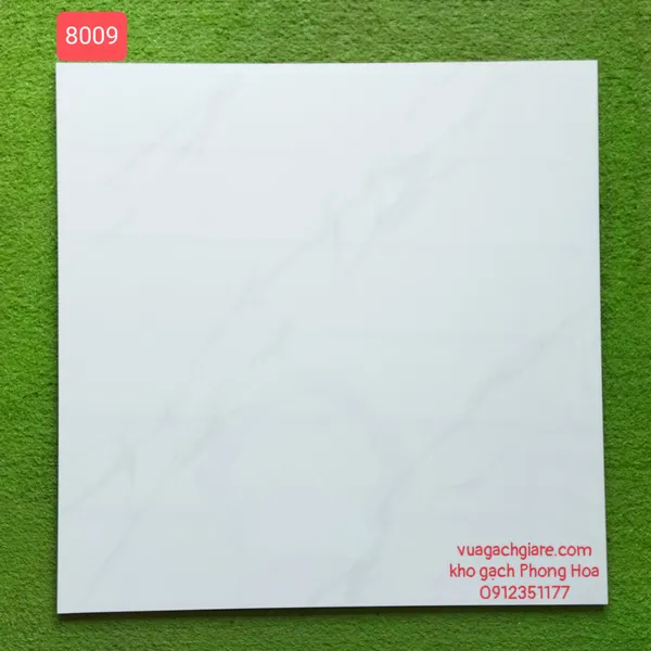 Gạch Đá Ốp Lát 80x80 Royal trắng vân khói 8009