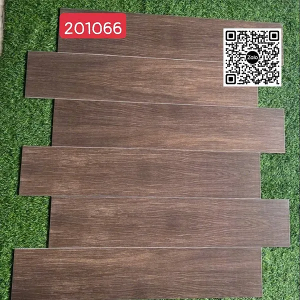 Gạch Đá Mờ Vân Gỗ - Gạch Giả Gỗ 20x100 Ốp Lát nâu đất 201066