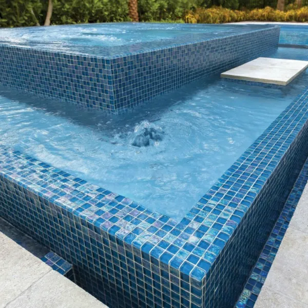 Gạch Mosaic Thuỷ Tinh Giá Rẻ xanh navy 48056