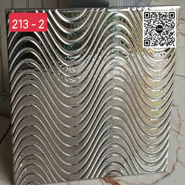 Gạch Khắc Kim 30x30 Cao Cấp nhũ bạc 213 - 2