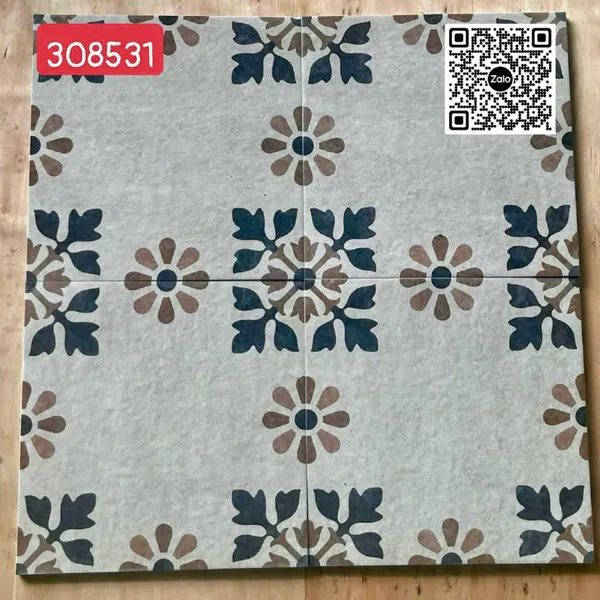 Gạch Bông 30x30 Ốp Lát Trang Trí xám nâu đen 308531