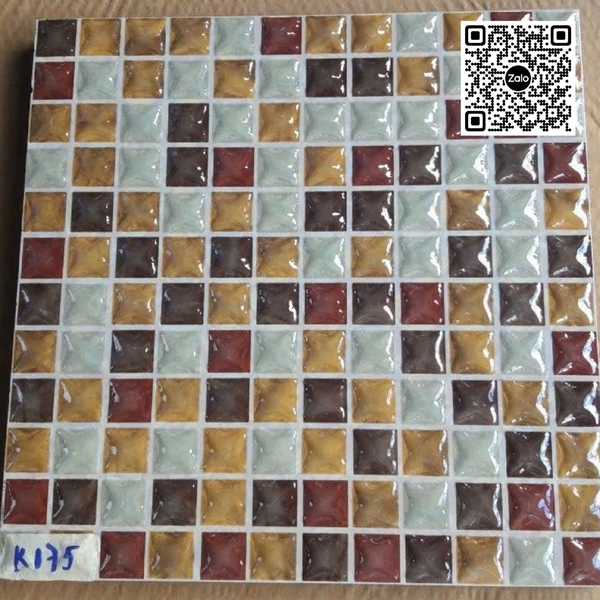 Gạch Khắc Kim 30x30 Cao Cấp nhũ vàng bạc trắng nâu đỏ vàng K175