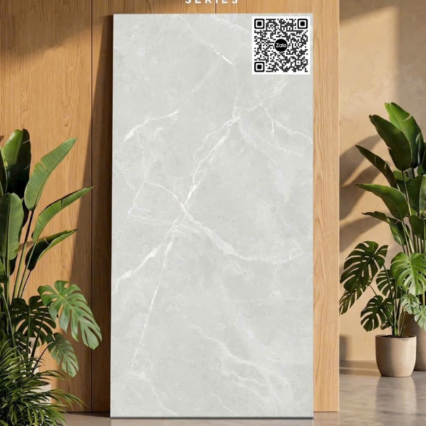 Gạch Đá Mờ 60x120 Ốp Lát Ấn Độ xám vân trắng 3403
