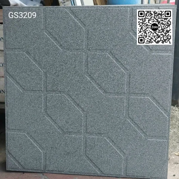 Gạch Đá Mờ 40x40 Ốp Lát xám đậm lục giác GS3209