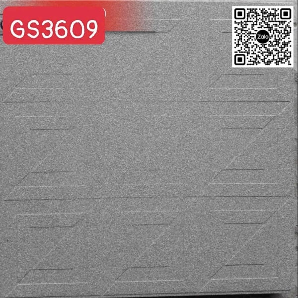 Gạch Đá Mờ 40x40 Ốp Lát màu xám GS3609