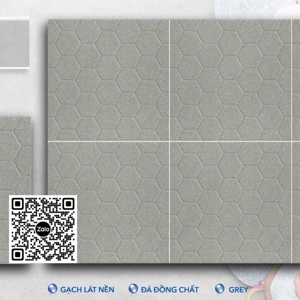 Gạch Đá Mờ 40x40 Ốp Lát màu xám LUX4202G