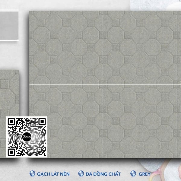 Gạch Đá Mờ 40x40 Ốp Lát màu xám LUX4210G