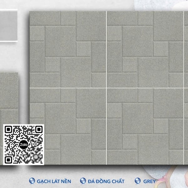 Gạch Đá Mờ 40x40 Ốp Lát màu xám LUX4217G