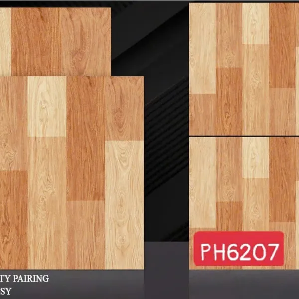 Gạch Men 60x60 Ốp Lát PAK vân gỗ 6207
