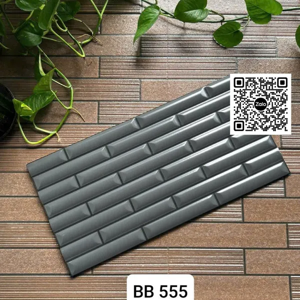 Gạch Men 25x50 Ốp Dán Trang Trí xám đen trắng nâu vàng BB553 - BB544 - BB555 - BB566 - BB577