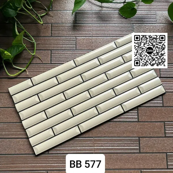 Gạch Men 25x50 Ốp Dán Trang Trí xám đen trắng nâu vàng BB553 - BB544 - BB555 - BB566 - BB577