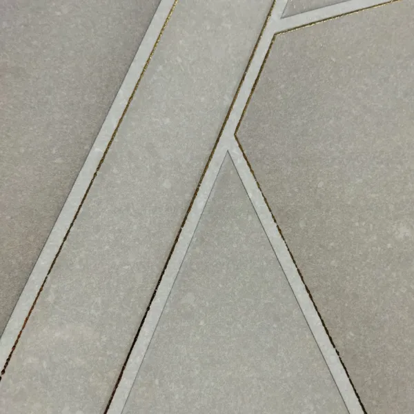 Gạch Đá Ốp Tường Khắc Kim 40x80 Cao Cấp màu xám JS84066D