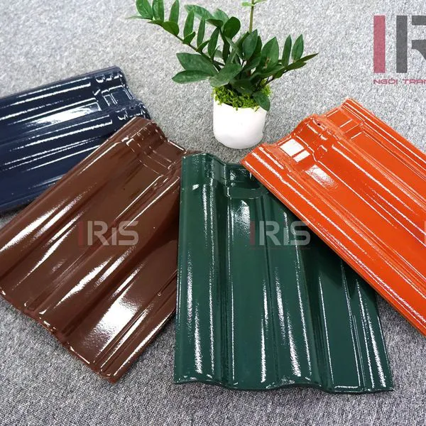Ngói Tráng Men Lợp Nhà IRIS màu xanh dương 1802