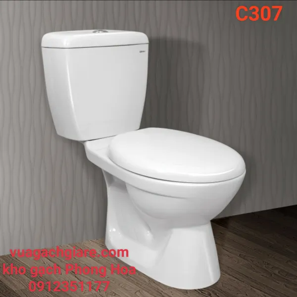 Bồn Cầu Két Nước Rời (2 Khối) Ceravi C307 Giá Rẻ