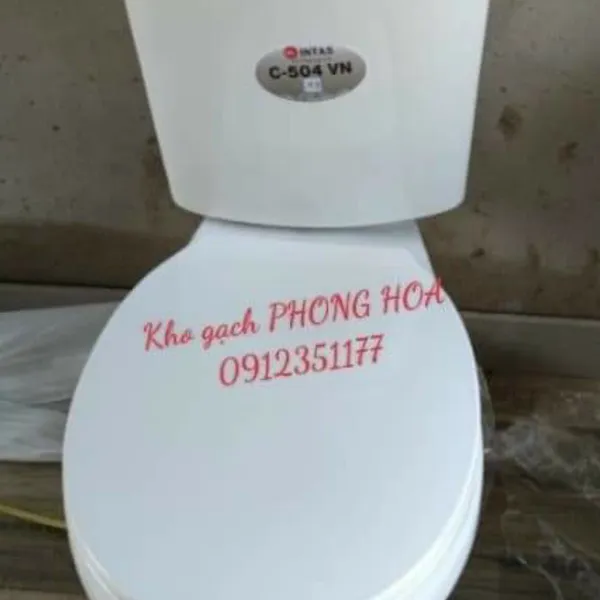 Bồn Cầu Két Nước Rời Nắp Êm C504 VN Giá Rẻ
