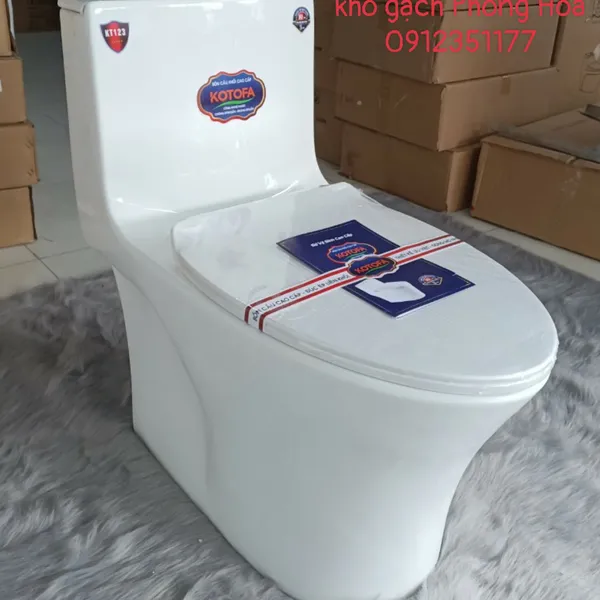 Bồn Cầu Liền Khối Kotofa KT123